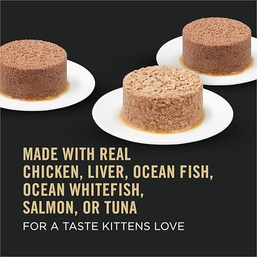 Purina Pro Plan High Protein Wet Kitten Food Variety Pack, DEVELOPMENT Kitten Favorites - (Pack of 24) 3 oz. Cans thumbnail 4