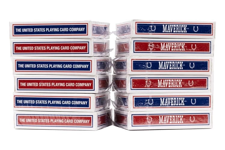 Maverick Playing Cards 12 Pack, Standard Index, Red and Blue Decks, Bulk Playing Cards for Poker, Card Games, and Family Game Night thumbnail 8