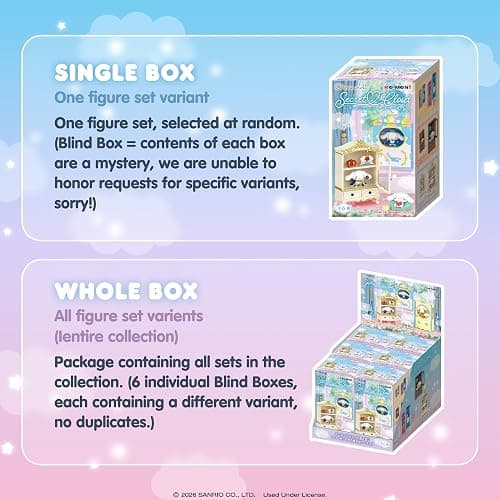 Hamee RE-Ment Blind Box Sanrio - Cinnamoroll Secret Closet - 1 Pc. | Cute Blind Box Diorama Miniature Figure Set, Collectible Display Figure, Birthday Gift, Party Favor, Home Decor thumbnail 4