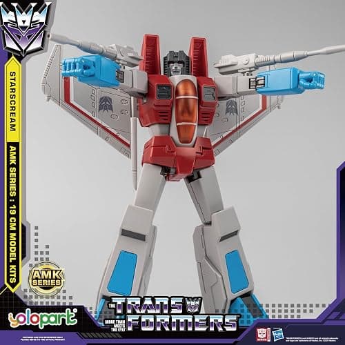 YOLOPARK Starscream Transformer Toys,AMK Series Transformers G1 Action Figures,7.48 Inch Highly Articulated Transformers Decepticon Toys for Adults Boys Girls,No Converting thumbnail 3