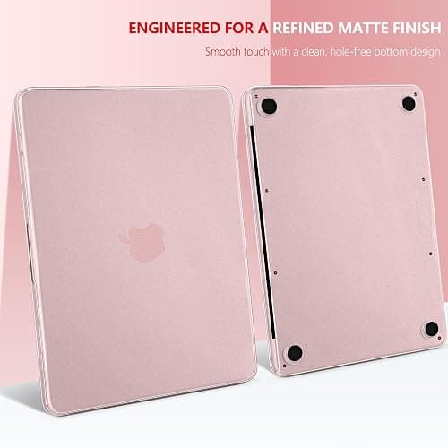 DONGKE Matte Frosted Compatible with MacBook Neo 13 Inch 2026 (Model A3404 | A18 Pro Chip) | Anti-Crack & Scratch & Fingerprint | 100% Match Official Color Blush thumbnail 8