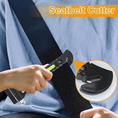 Yiader Car Window Breaker Tool, 2-in-1 Emergency Escape Tool with Window Breaker and Seat Belt Cutter, Safety Emergency Car Escape Tool for Car thumbnail 4