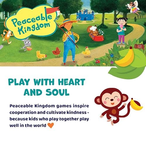 Peaceable Kingdom Monkey Around First Game for Toddlers Interactive Play with Parent Ages 2+ thumbnail 8