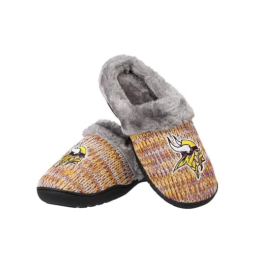 FOCO Womens NFL Team Logo Peak Slide Slippers - Image 1