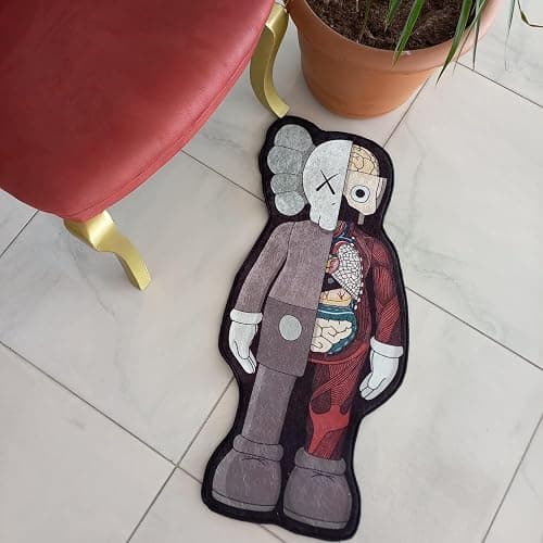 Rugendary Sneaker Rug Popular Hypebeast Room Decor Unique Design Sneakerhead Carpet Nonslip Backing Street Art Mat Machine Washable Cool Rug 1.3x3 ft thumbnail 7