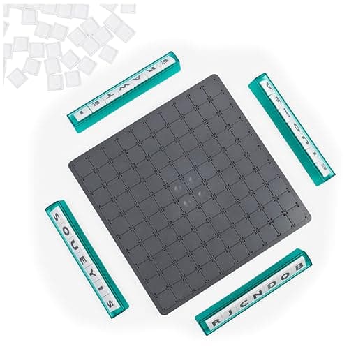 Spin Master Games, Upwords, Classic Word Game with Stackable Letter Tiles, Family Board Game, Crossword Activity, 1-4 Players, for Ages 8 & Up thumbnail 6