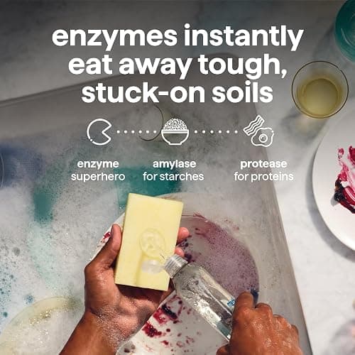 Method Super Shine Liquid Dish Soap Refill, Powered by Enzymes, Dewy Daze Scented, 48 fl oz thumbnail 4