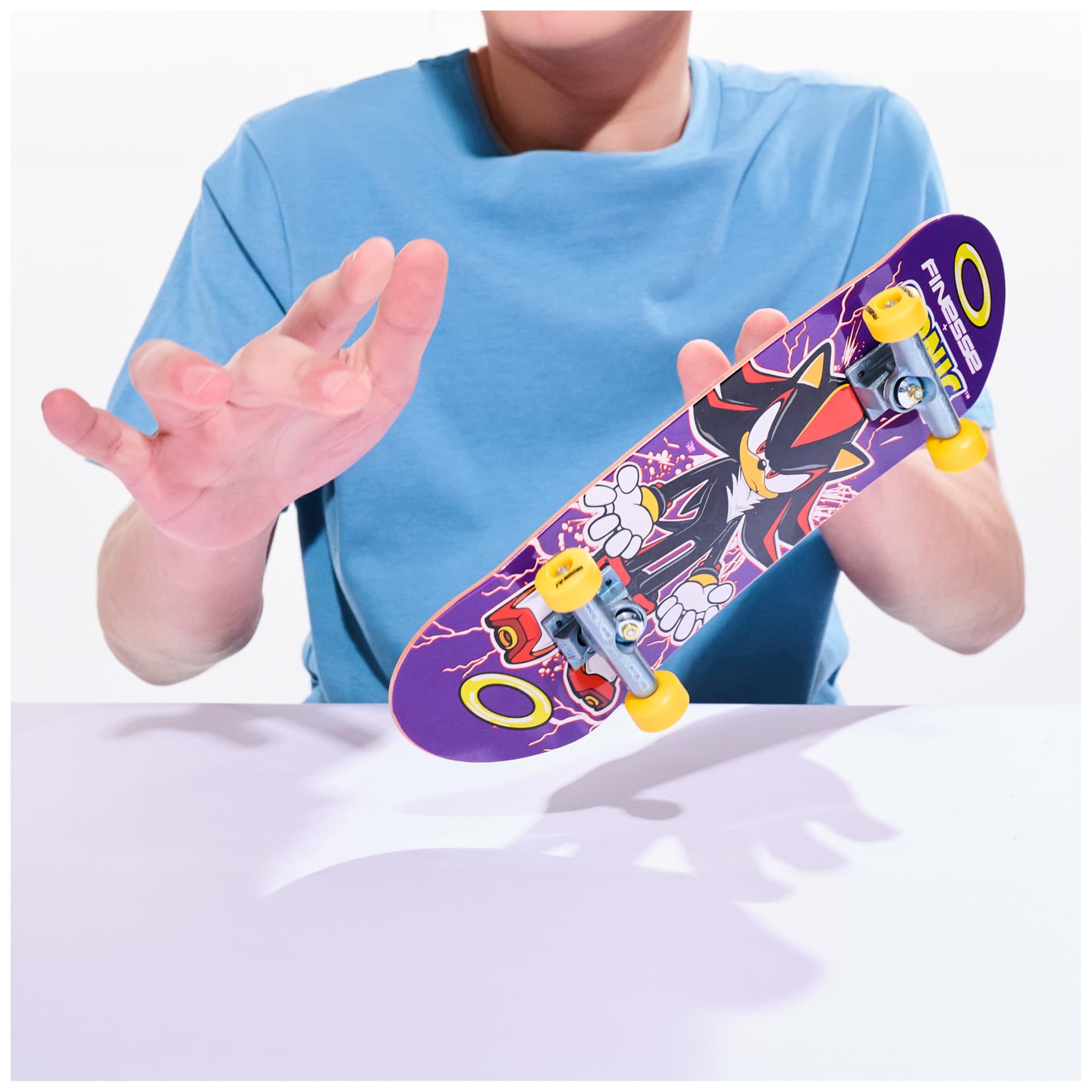 Tech Deck - Finesse X Sonic Handboard authentic mini kateboard - for hand use only thumbnail 3