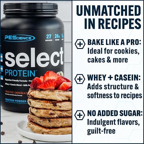PEScience Select Protein Powder, Whey and Casein Blend, Clean Protein Powder for Women and Men, Low Calorie, Low Carb, Keto Friendly, Gluten Free - Chocolate Truffle - 5 Servings thumbnail 4