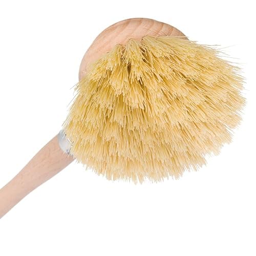 REDECKER 2 Pack Tampico Fiber Bristle 2-Inch All-Purpose Kitchen Dish Scrub Brush with Beechwood Handle - Dish Brush with Hooked Handle for Pots, Pans, and Kitchen Utensils - Made in Germany thumbnail 4
