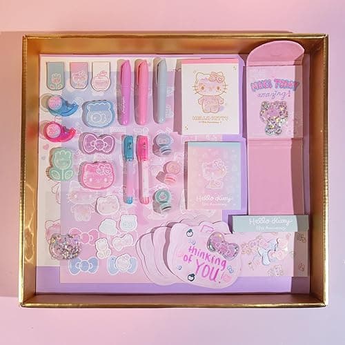Horizon Group USA Hello Kitty 50th Anniversary Mini Collectible Stationery Set thumbnail 6