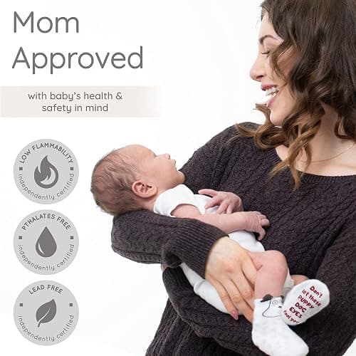 ZIRI & ZANE Baby Sock Gift Set - 7 Unique Pairs, Cute & Funny Unisex Newborn Gifts for Baby Showers & Registries thumbnail 7