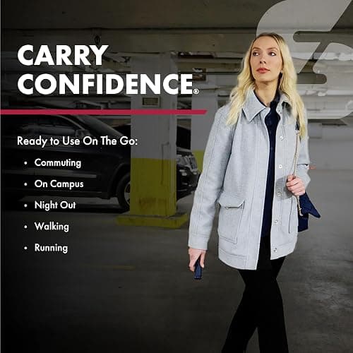 Sabre 2-in-1 Pepper Spray with 130dB Personal Alarm, Alert and Defend with One Press, Fast Flip Top Safety with Finger Grip and Tuck-Away Keyring, Maximum Strength, UV Marking Dye thumbnail 7
