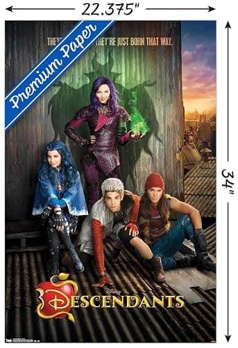 Trends International Descendants Key Art Wall Poster 22.375" x 34" thumbnail 2