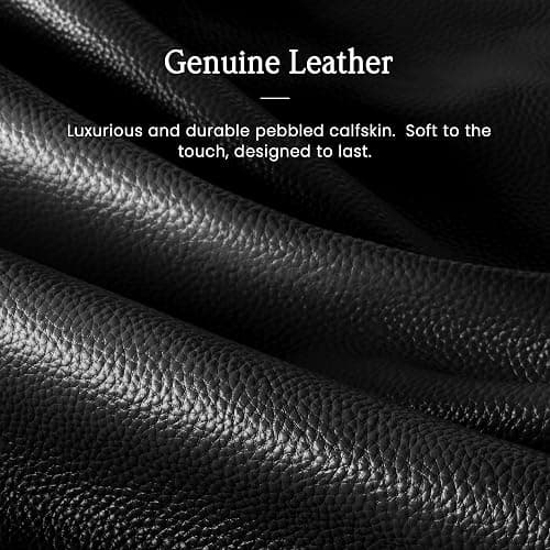 befen Genuine Leather Slouchy Hobo Bags for Women, Ultra Lightweight Leather Purses Shoulder Handbags Satchel for Work Casual thumbnail 4