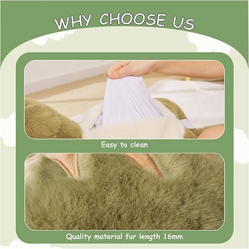 GILFWM Weighted Stuffed Animals Dinosaur - 26.8" Big Stuffed Animal Toy Pillow for Kids & Adults, 5 lbs Ultra-Soft Washable Weighted Dino Plush thumbnail 4