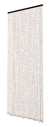 FlavorThings Rainbow Wooden Bead Curtain 36” x 79” – 41 Strands Colorful Boho Doorway Curtain, Bamboo Style Room Divider, Easy Install Hanging Beads for Door, Window & Home Decor(Rainbow) thumbnail 6