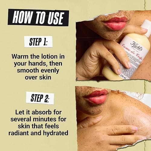 Kiehl's - Creme de Corps Body Lotion, with Cocoa Butter, Fast Hydration | Body Lotion for Soft and Smooth Skin - Suitable for All Skin Types - Synthetic Fragrance-Free thumbnail 6
