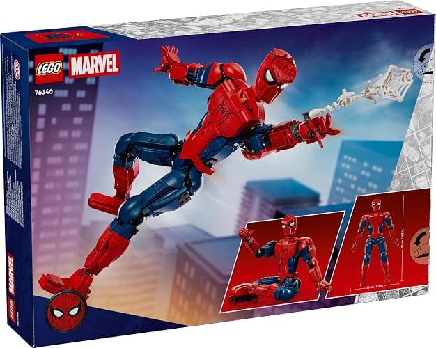 LEGO|Marvel Spider-Man Hero Figure - Superhero Toy incl. Action Figure w/Collectible Minifigure for Room Decor - Gift for 12+ Year Old Boys & Teenage Movie Fans - 76346 thumbnail 12
