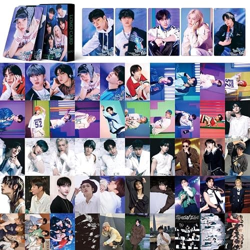 PYAJUU 4Pack/220Pcs Stray Kids Photocard Set KPOP HOP Album Cards GIANT Photocards ATE Post Cards Straykids 2025 Season's Greetings Stray Kids Merch Gift for STAY thumbnail 4