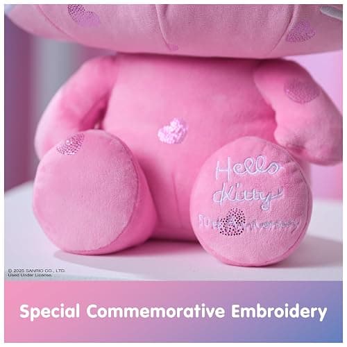 GUND Sanrio Hello Kitty 50th Anniversary Plush, Special Edition Stuffed Animal for Ages 1 and Up, Pink, 12” thumbnail 5