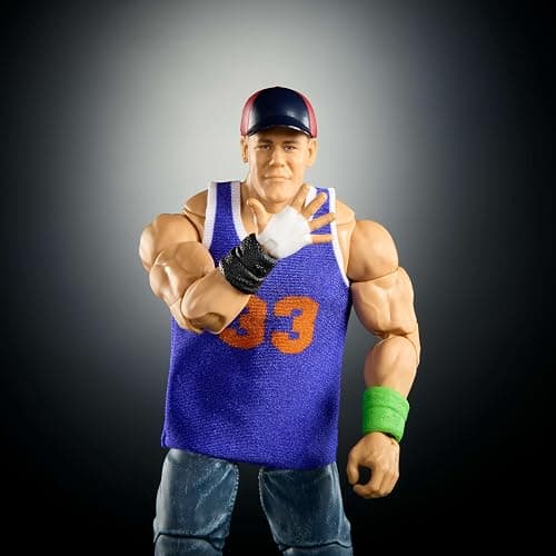 Mattel WWE Ultimate Edition John Cena 6-inch Action Figure & Accessories Set, 10+ Pieces Include Swappable Heads & Hands (Amazon Exclusive) thumbnail 6