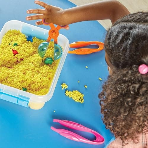 Learning Resources Helping Hands Fine Motor Tools Classroom Set,24 Pieces, Ages 3+, fine motor skills, teacher resources for classroom, sensory toys for toddlers, Scoopers and Tweezers toys thumbnail 7