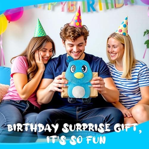 Cxassev 8 Inch Cartoon Game Plush, Stuffed Figure Pillow for Room Decor for Video Game Fans - Blue thumbnail 6