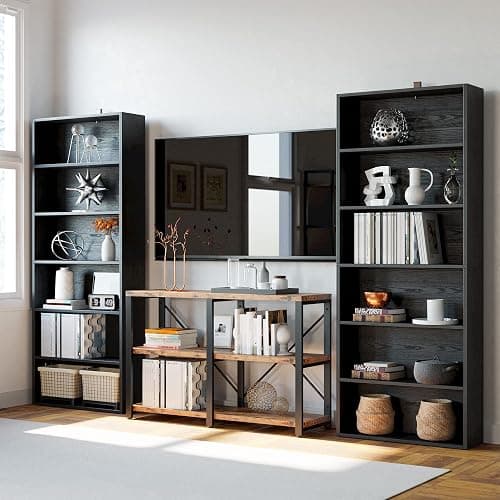 IRONCK Bookshelves and Bookcases Floor Standing 6 Tiers Display Storage Shelves 70 in Tall Bookcase Home Decor Furniture for Home Office, Living Room, Bed Room thumbnail 6