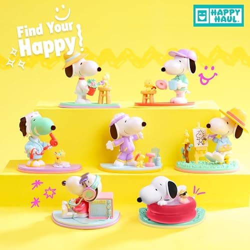 HAPPY HAUL Peanuts Mindful Mondays Collectible Figures, Surprise Collectible Toy Figure in Blind Box with Snoopy and Woodstock, 2.75 Inches Tall, Short-Run Drop, Ages 8 and up thumbnail 4