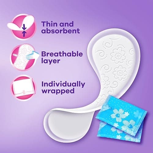 Always Daily Fresh Thin Liners, Regular Absorbency, Unscented Panty Liners, 432 Count (2 Packs of 216) thumbnail 2