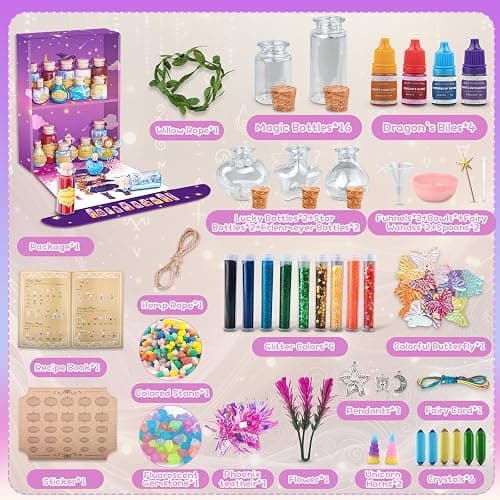 FairyMaker Potion Making Kit Children, Arts and Crafts Potions Kits for Kids, Creative DIY Fairy Toys & Magic Potions for 6 7 8 9 10 Years Old Girls, Birthday Gifts for Girls thumbnail 5