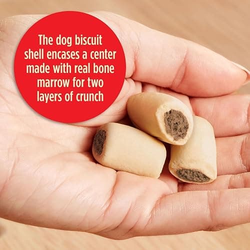 Milk-Bone MaroSnacks Peanut Butter Flavor (Artificially Flavored) Dog Treats with Real Bone Marrow, 40 Oz. Canister (Pack of 2) thumbnail 4