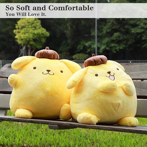 Juju Yellow Kawaii Plush (20 in) - Cute Stuffed Animal Kawaii Plushies - Peluche Big Stuffed Animals Plushie - Peluches Grandes Cute Plushies - Cool Stuff Plush - Plushy (Hpy) thumbnail 2