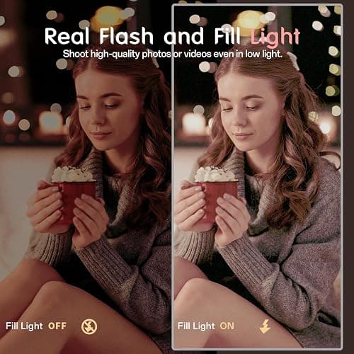 Fansbe Smart Digital Camera, 4K Vlogging Camera with 64MP, Point and Shoot Digital Cameras with 18X Zoom, Anti-Shake, Mode Dial, 32GB SD Card, Card Reader, Charger, Compact Small Cameras, Pink thumbnail 5