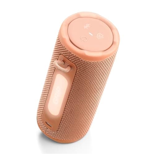 JBL Grip Portable Bluetooth Speaker, Waterproof, Ambient Light - Orange | Up to 14 Hr Playtime, AI Sound Boost, IP68 Waterproof And Dustproof, Drop-Proof, App Control, Ideal For Outdoor And Travel thumbnail 2