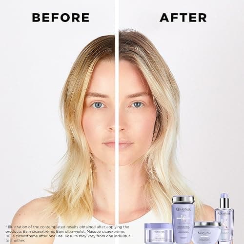 KERASTASE Blond Absolu Cicanuit Serum - Overnight Hair Serum, Hydrates and Softens Color Treated Hair, With Hyaluronic Acid and Edelweiss Flower thumbnail 4