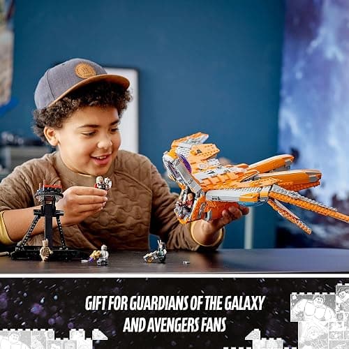 LEGO Marvel The Guardians' Ship 76193 Building Toy - Large Avengers Spaceship Model with Thor & Star-Lord Minifigures, Superhero Movie Inspired Set, Gift for Boys, Girls, Kids, and Teenagers thumbnail 2