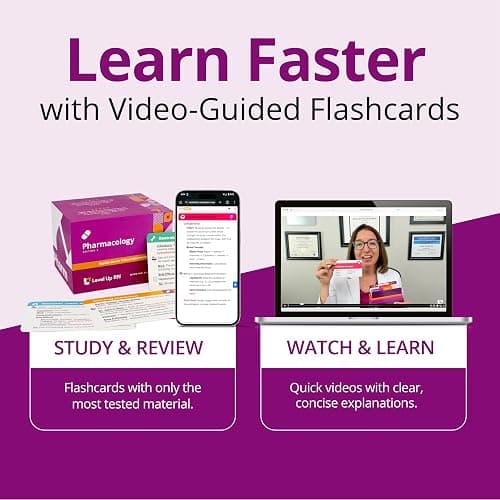 Ultimate Nursing School Kit + Dose Calc + Planner + 8 Study Games – Over 2400 Flash Cards – No Fluff – Covers 11 Core Nursing School Subjects – Essential 2025-2026 NCLEX ATI HESI Tested Info thumbnail 2