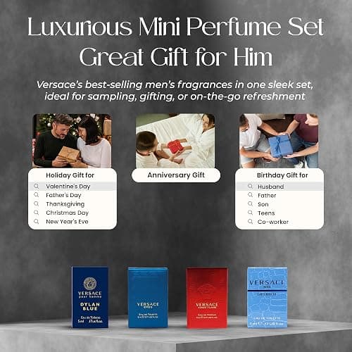 Versace 4 Piece Mini Gift Set for Men thumbnail 7