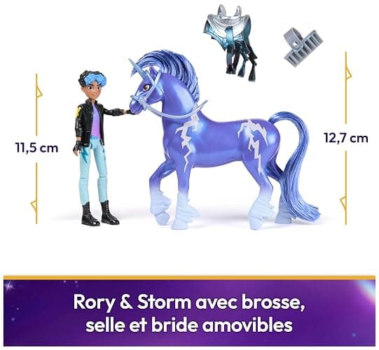 Unicorn Academy - L'Ecole des Licornes - Licorne Storm + Poupée Rory - Licorne, Poupée Et Accessoires À Collectionner- Jouets Inspirés De La Série L'Ecole des Licornes - Jouet Enfant 4 Ans Et + thumbnail 3