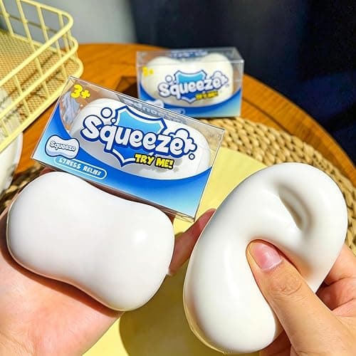 Crunchy Soap Squishy Asmr Bead Filled, Slow Rising Squeeze Fidget Toy | Filled Crunchy Squishy Stress Durable Slow Rebound Portable Sensory Play thumbnail 9