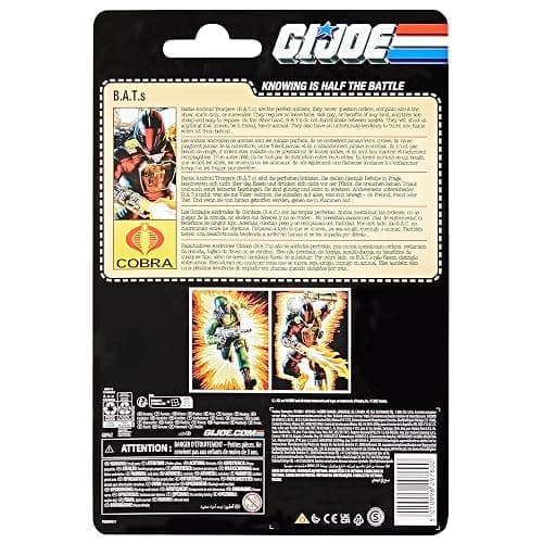 G.I. Joe Classified Series Retro Cardback B.A.T. (Battle Android Trooper), Collectible 6 Inch Action Figure with 11 Accessories thumbnail 10