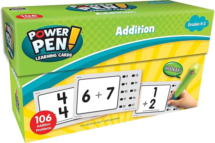Teacher Created Resources Power Pen Learning Cards: Addition (TCR6456) - Image 1