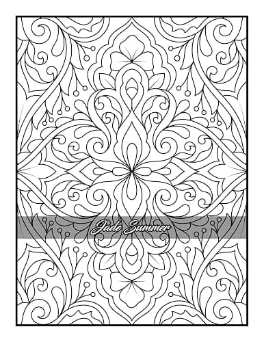 100 Amazing Patterns: An Adult Coloring Book with Fun, Easy, and Relaxing Coloring Pages thumbnail 8