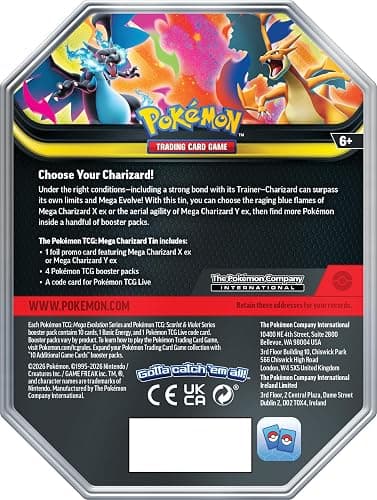 Pokémon TCG: Mega Charizard and Tin thumbnail 2