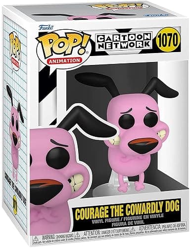 Funko POP! Animation: Courage the Cowardly Dog | Official Cartoon/Animation Merch - Collectable Vinyl Figurine for Shelf Display - Birthday Gift Idea for Fans and Collectors thumbnail 2