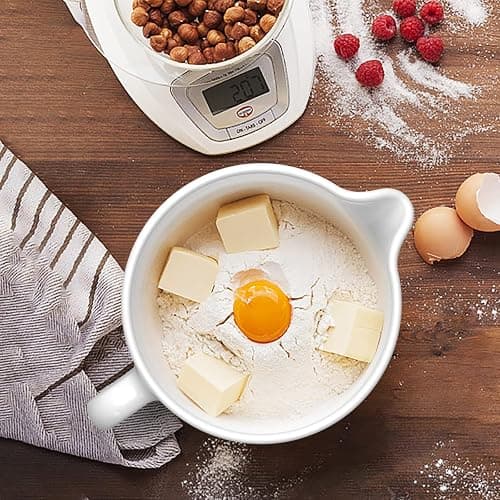 GVODE Ceramic Mixer Attachment Fit 4.5-5Q Tilt-Head Models, 5Qt Ceramic Bowl for KitchenAid Mixers, Vintage Pineapple Design | Microwave & Dishwasher Safe Baking thumbnail 5
