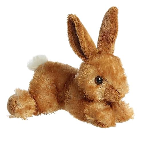 Aurora® Adorable Mini Flopsie™ Bitty Bunny™ Stuffed Animal - Mini Companions Ready for Playful Adventures - for Kids All Ages, Toddlers, Adults, and Families - Brown 8 Inches thumbnail 5