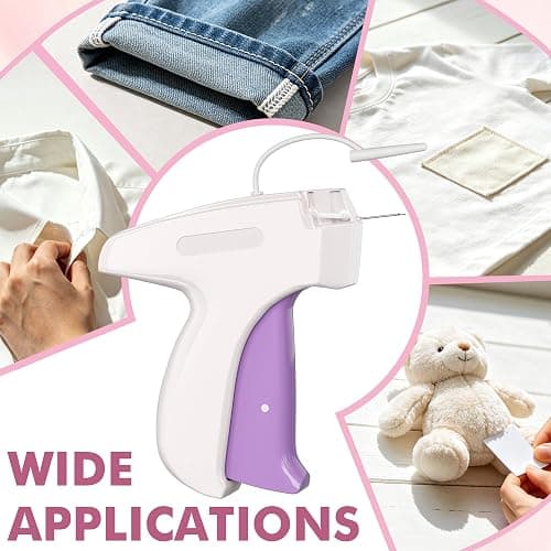 Hybemmy Stitch Gun for Clothes, Tagging Gun, Quick Clothing Fixer, 10 Color | 5000 Fasteners, 0.04" Fine Needle, 6 Needles, Portable, Handheld, Compact, Lightweight, Easy to Use, Versatility, Durable thumbnail 8